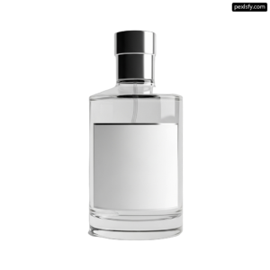 Bottle of perfume on a white background png transparent background