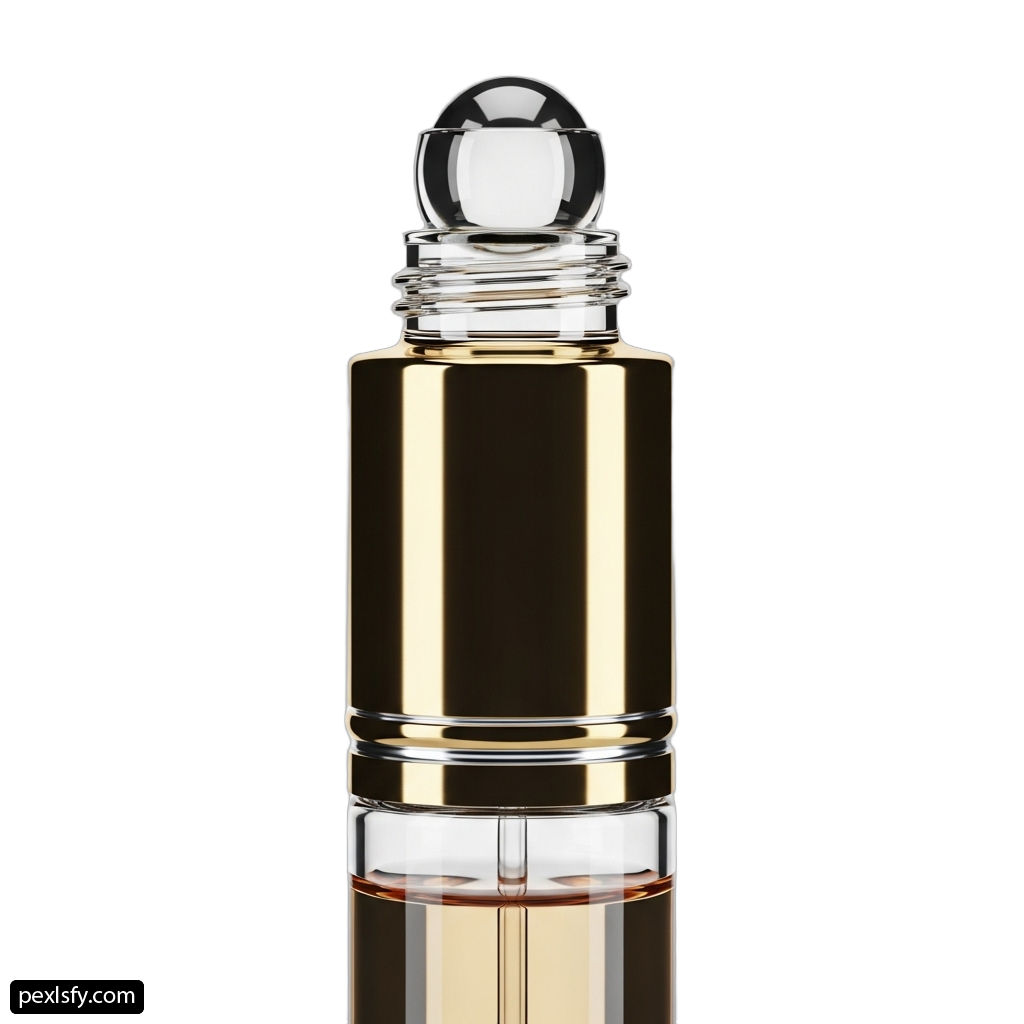 Bottle of perfume on a white background png transparent background