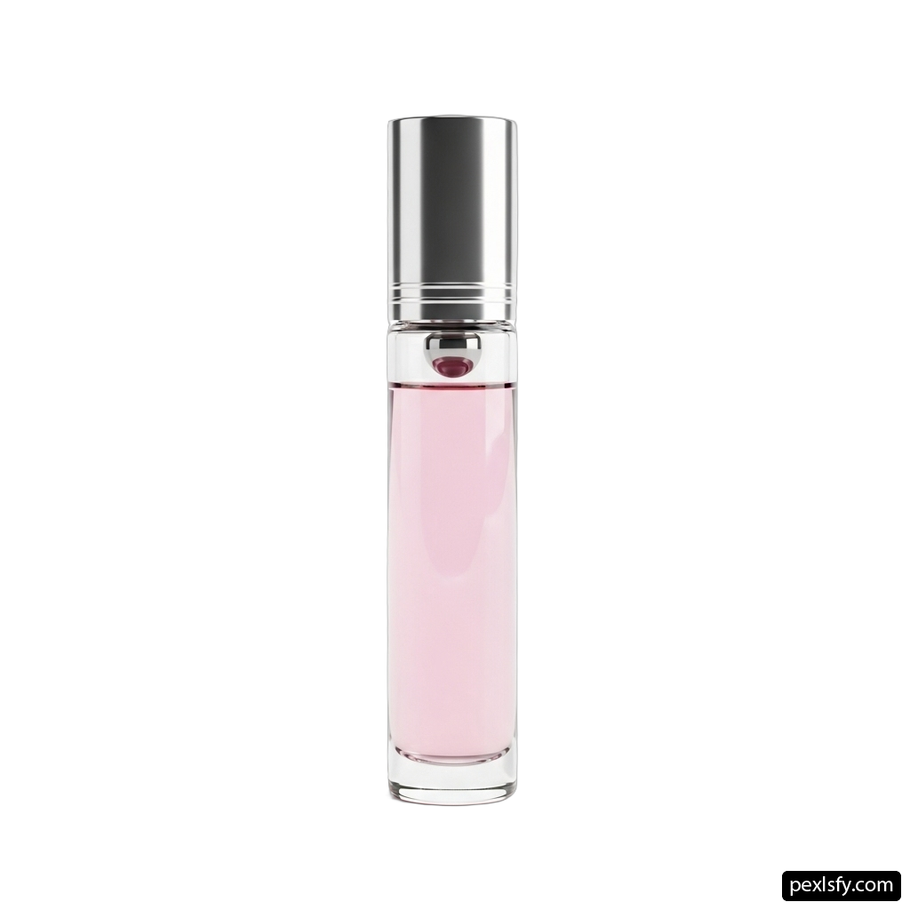 Bottle of perfume on a white background png transparent background