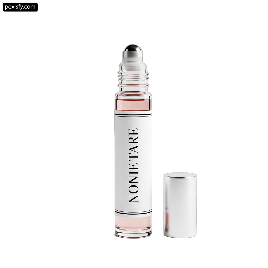 Bottle of perfume sitting on top of a white surface png transparent background