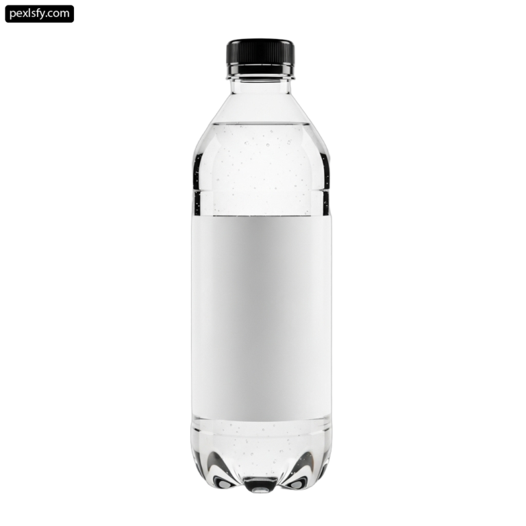 Bottle of water on a white background png transparent background