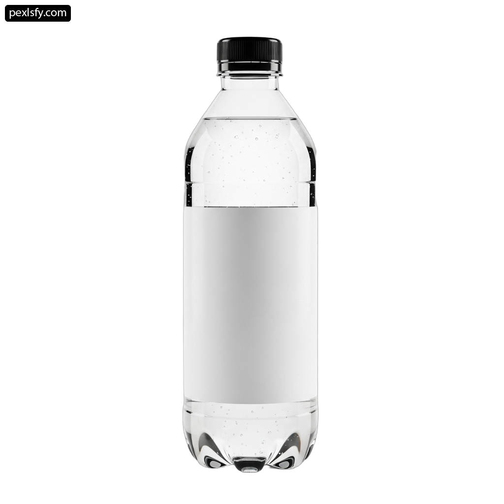 Bottle of water on a white background png transparent background