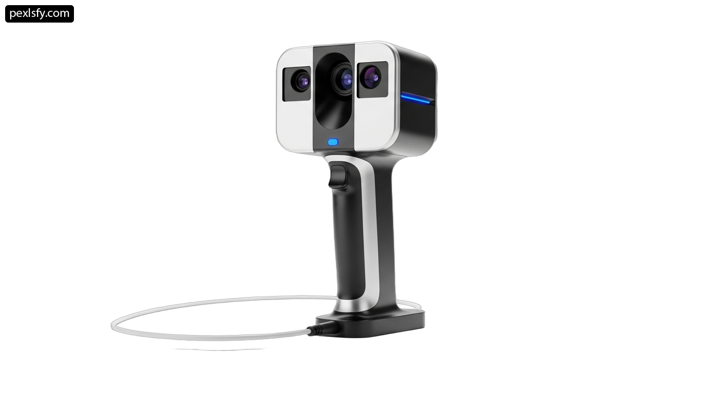 Camera that is sitting on top of a stand png transparent background