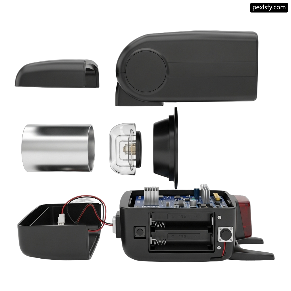 Camera with a camera attached to it png transparent background