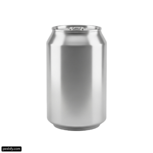 Can of soda on a white background png transparent background