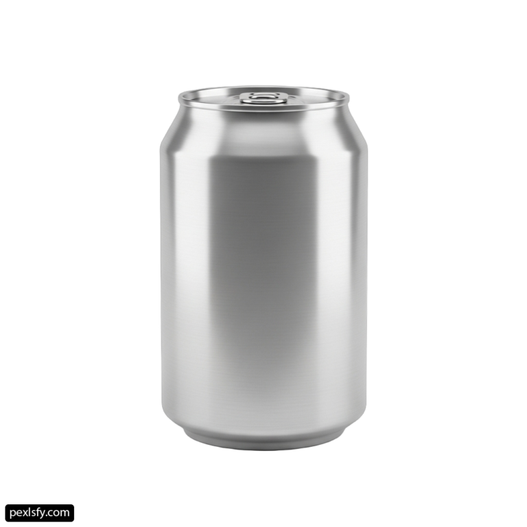 Can of soda on a white background png transparent background
