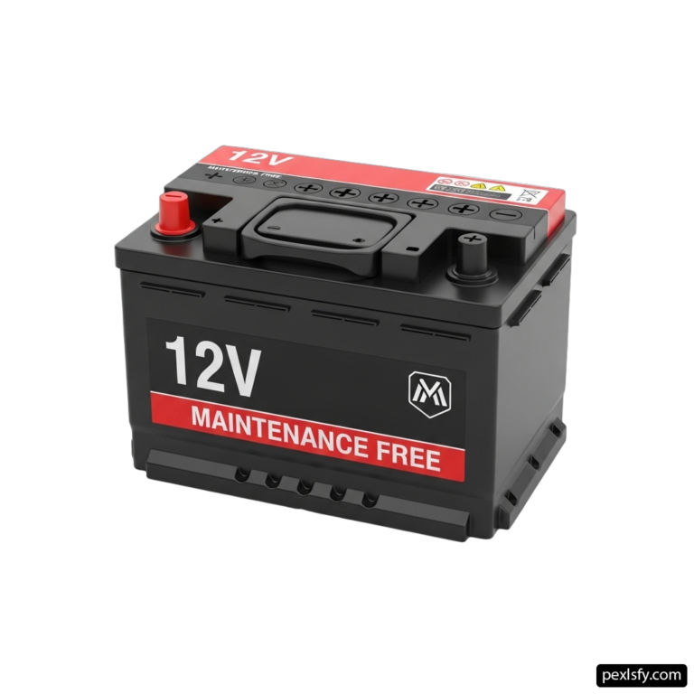 Car battery with the words maintenance free on it png transparent background