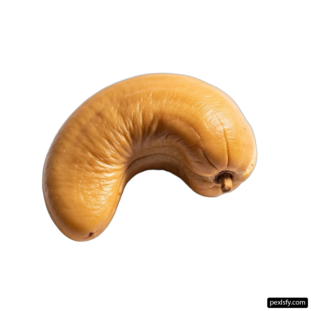 Cashew on a white background png transparent background