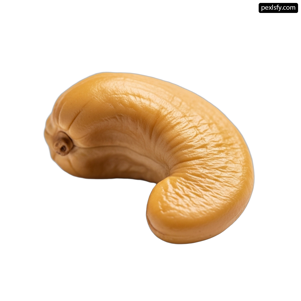 Cashew on a white background png transparent background