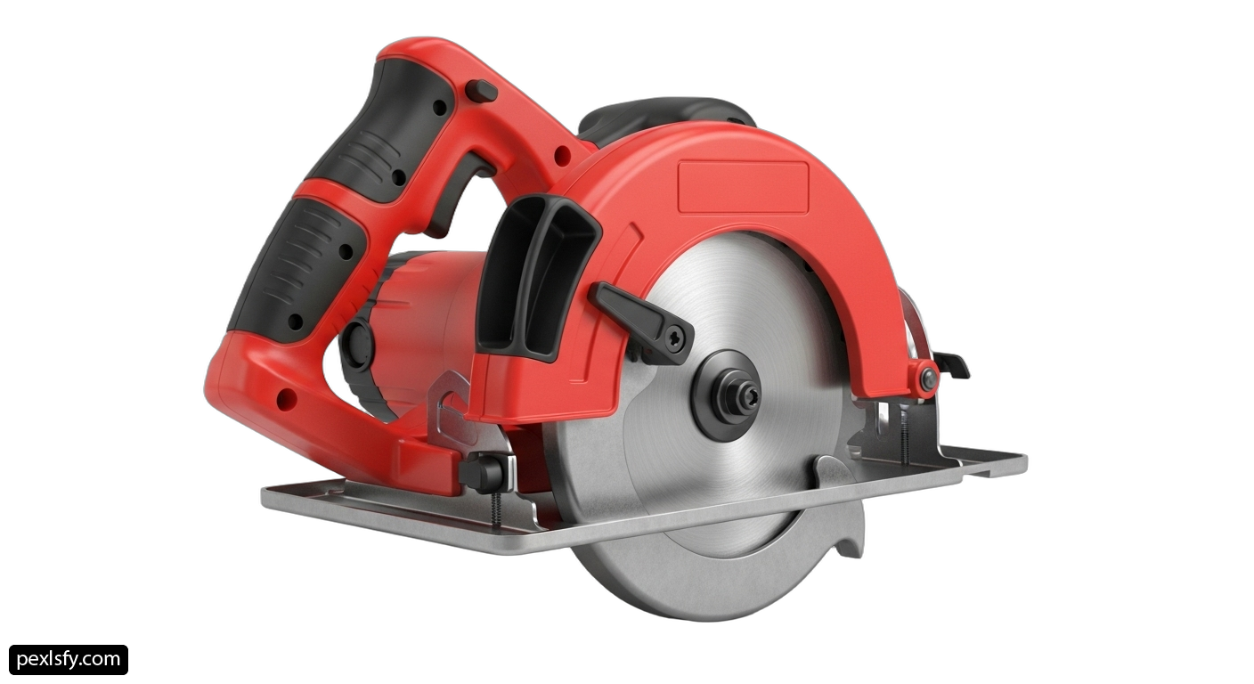 Circular saw on a white background png transparent background