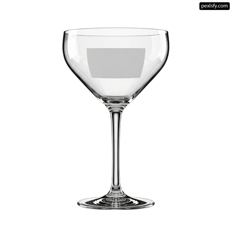Clear wine glass on a white background png transparent background