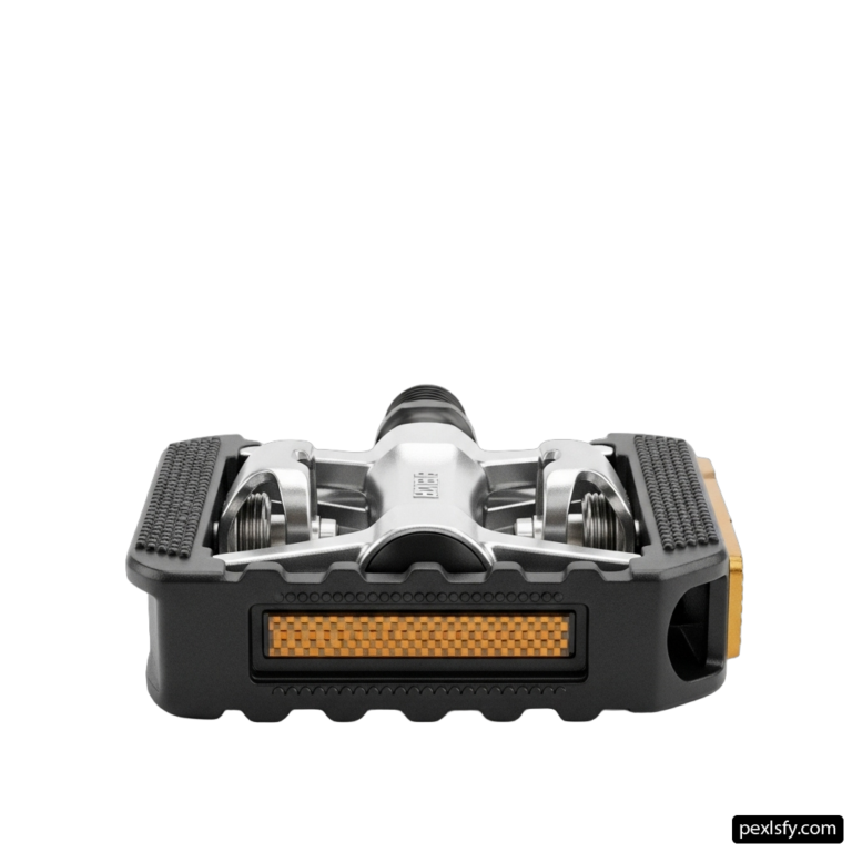 Close up of a bicycle pedal on a white background png transparent background