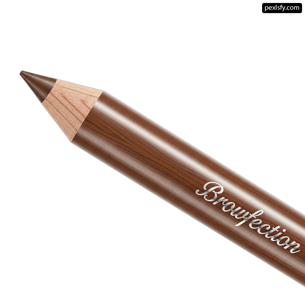 Close up of a brown pencil on a white background png transparent background