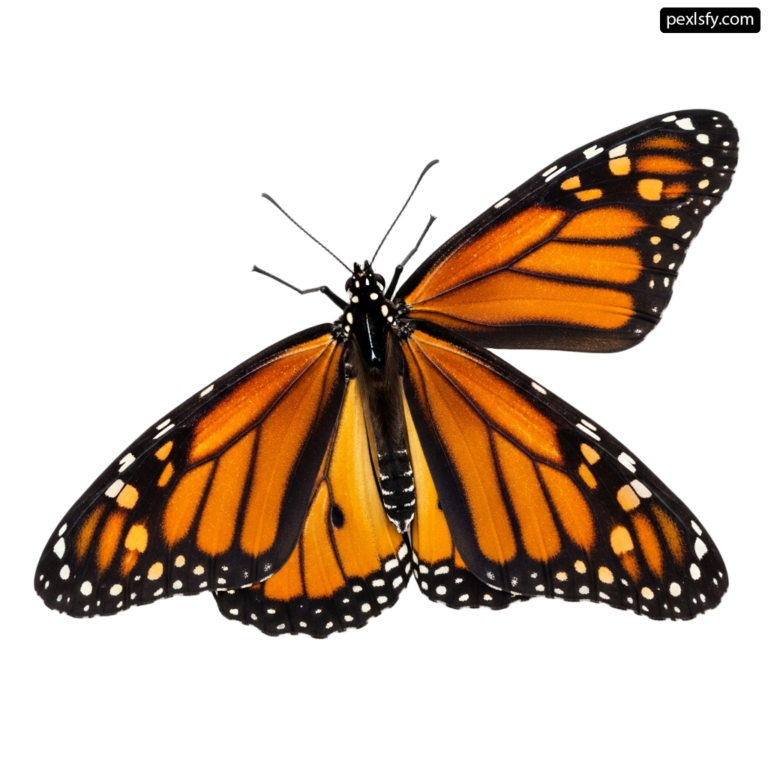 Close up of a butterfly on a white background png transparent background