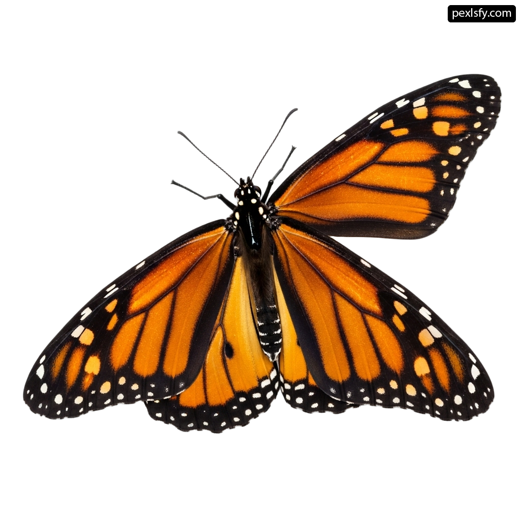 Close up of a butterfly on a white background png transparent background