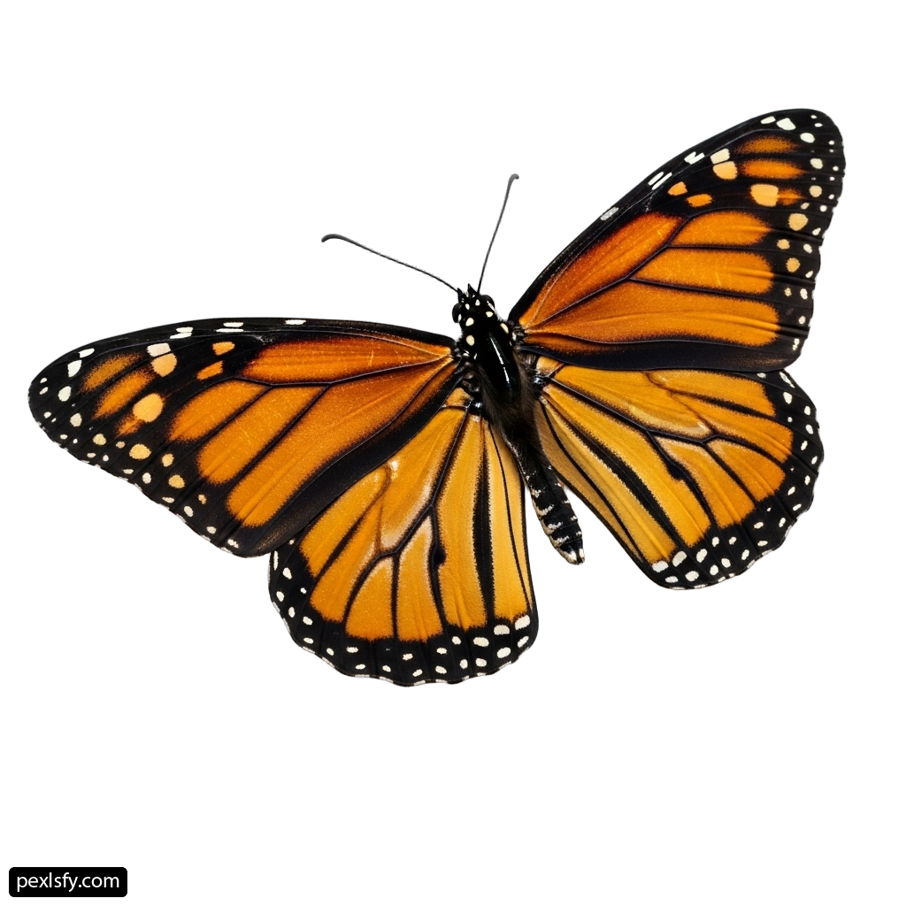 Close up of a butterfly on a white background png transparent background