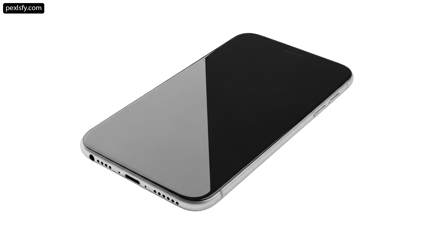 Close up of a cell phone on a white background png transparent background