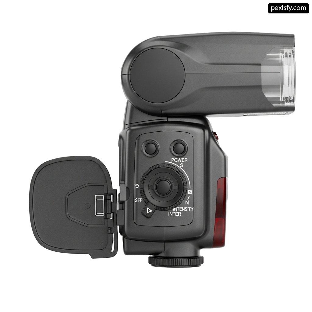 Close up of a flash on a white background png transparent background