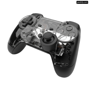 Close up of a game controller on a white background png transparent background