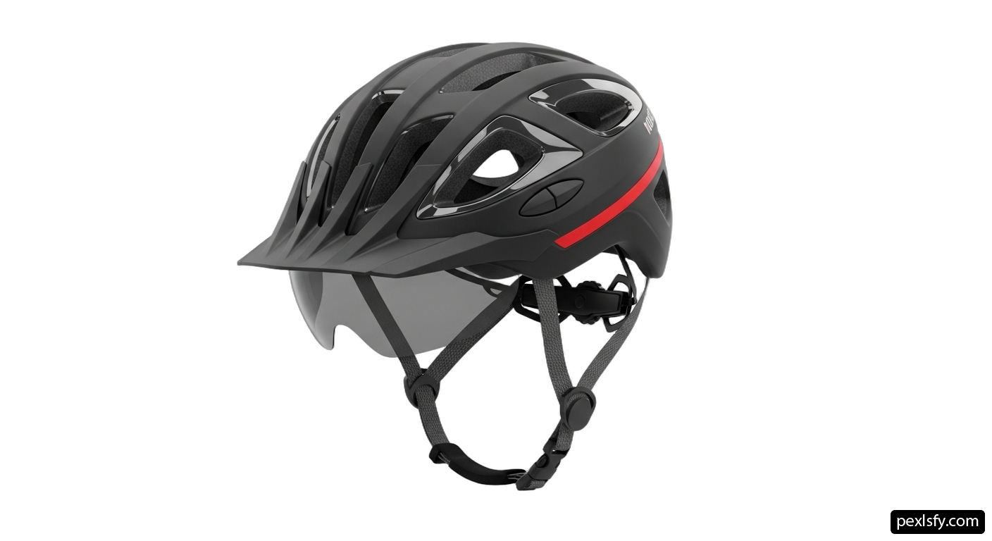 Close up of a helmet on a white background png transparent background