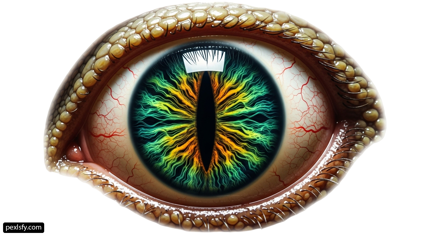 Close up of a human eye with a white background png transparent background