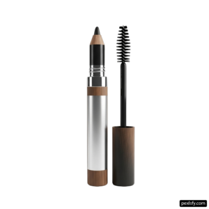 Close up of a mascara on a white background png transparent background