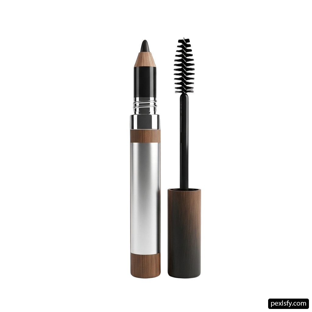 Close up of a mascara on a white background png transparent background