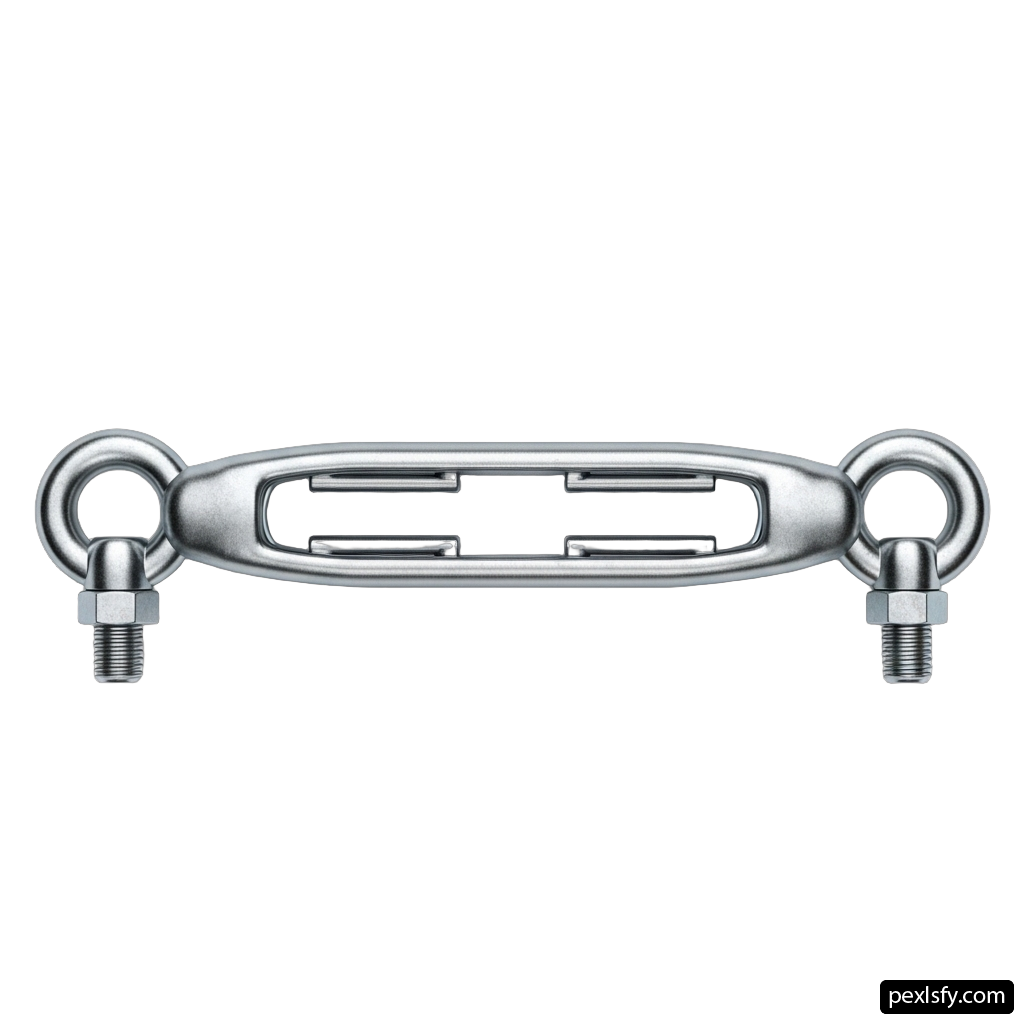 Close up of a metal hook on a white background png transparent background
