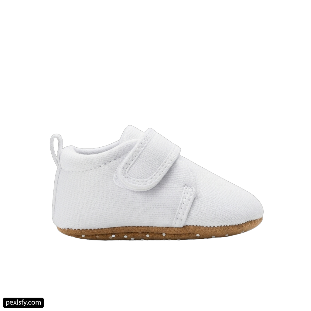 Close up of a pair of white shoes on a white background png transparent background