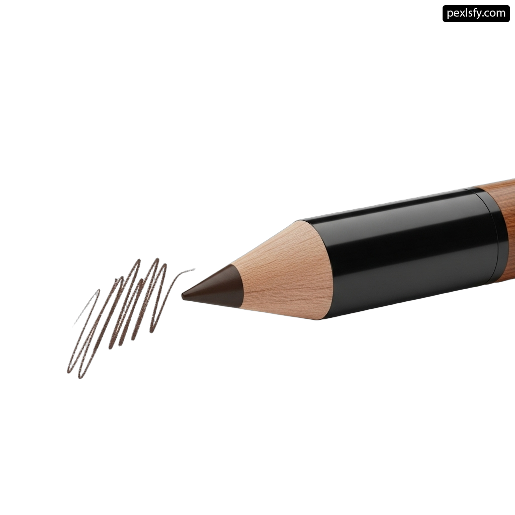 Close up of a pencil on a white background png transparent background