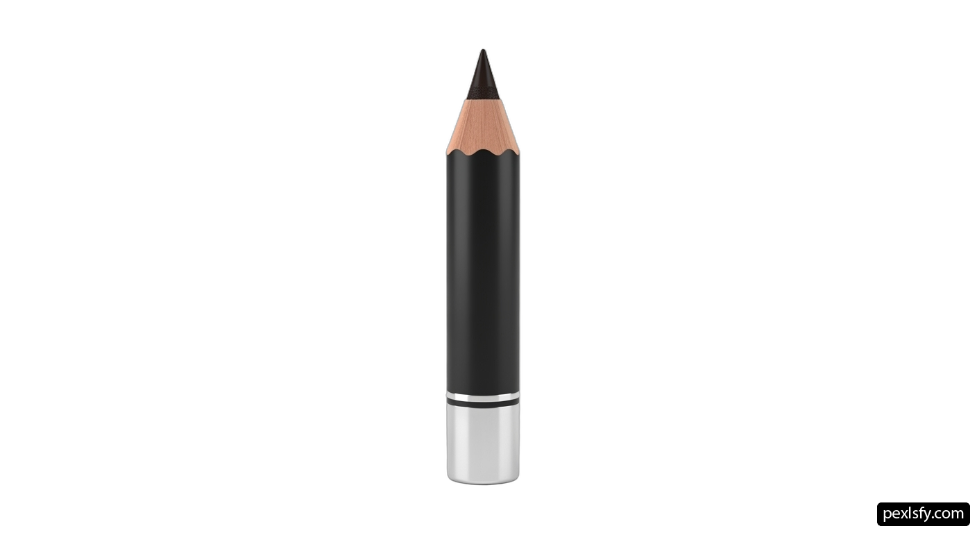 Close up of a pencil on a white background png transparent background