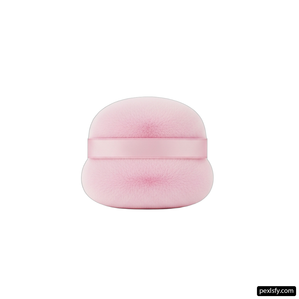 Close up of a pink case on a white background png transparent background