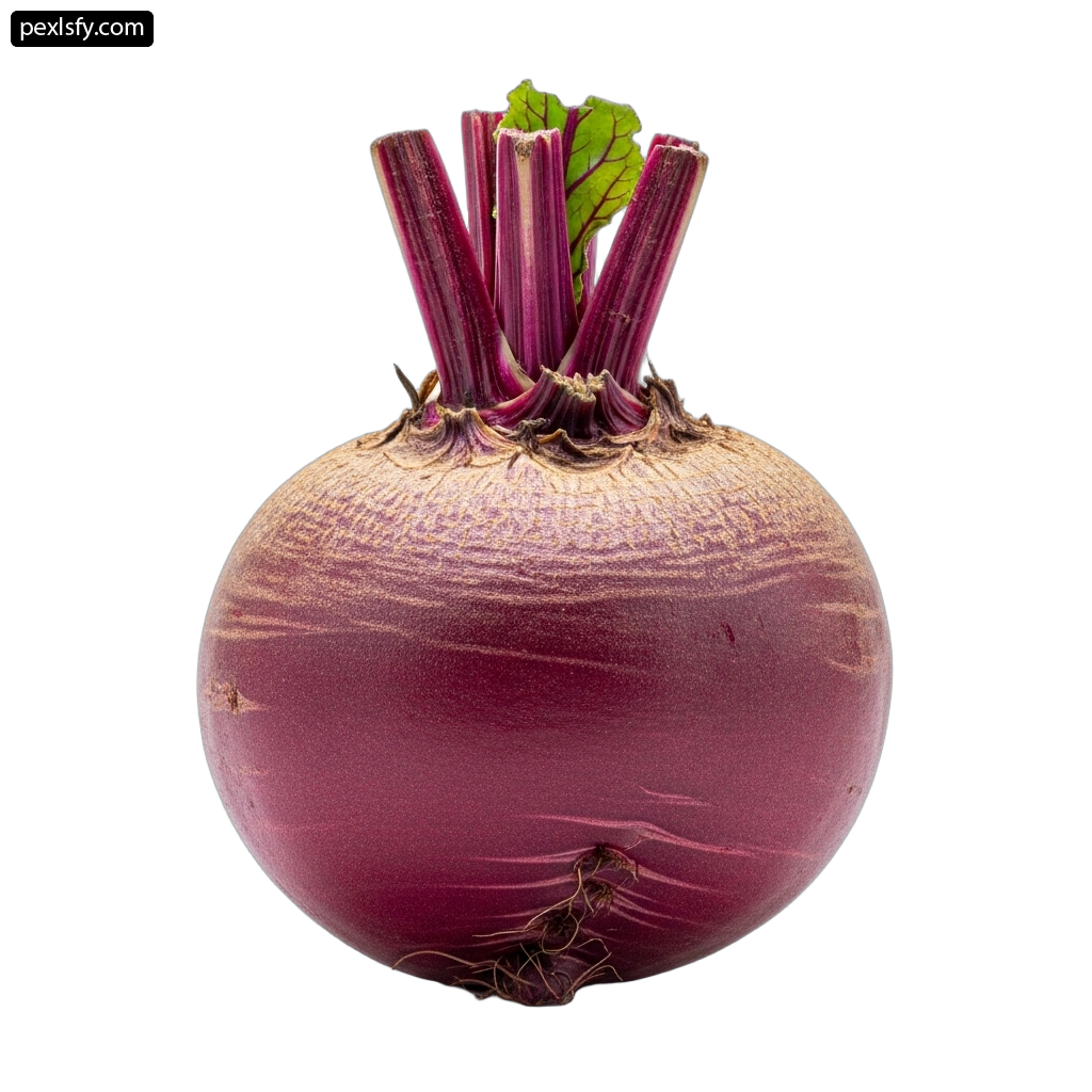 Close up of a red onion on a white background png transparent background