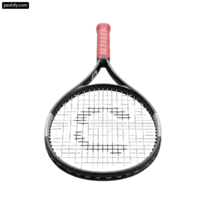 Close up of a tennis racket on a white background png transparent background