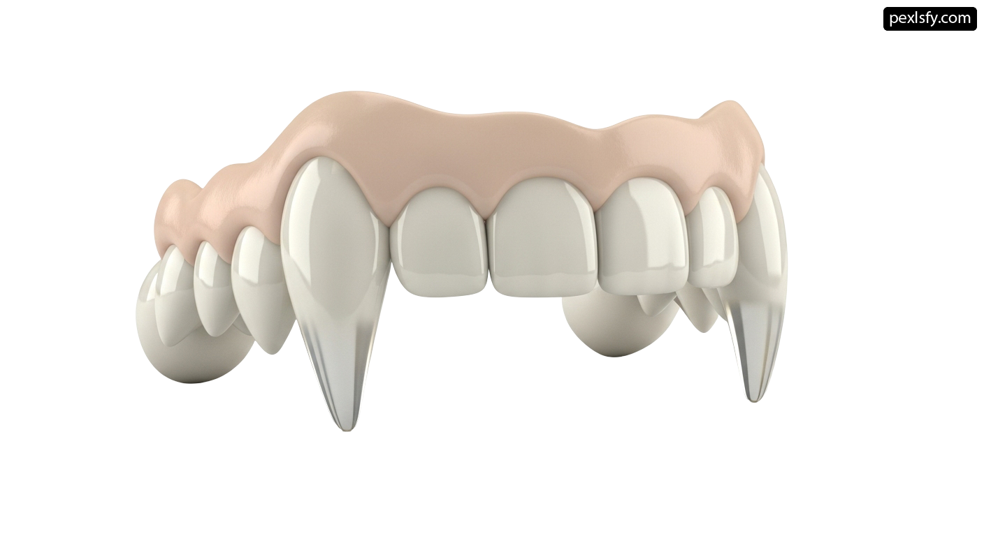 Close up of a tooth with a missing tooth png transparent background