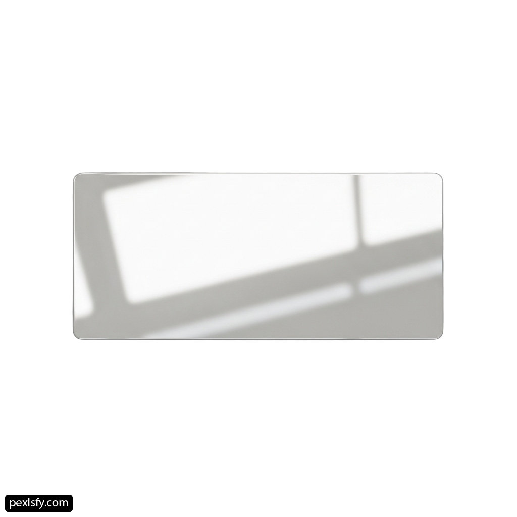 Close up of a white label on a white background png transparent background