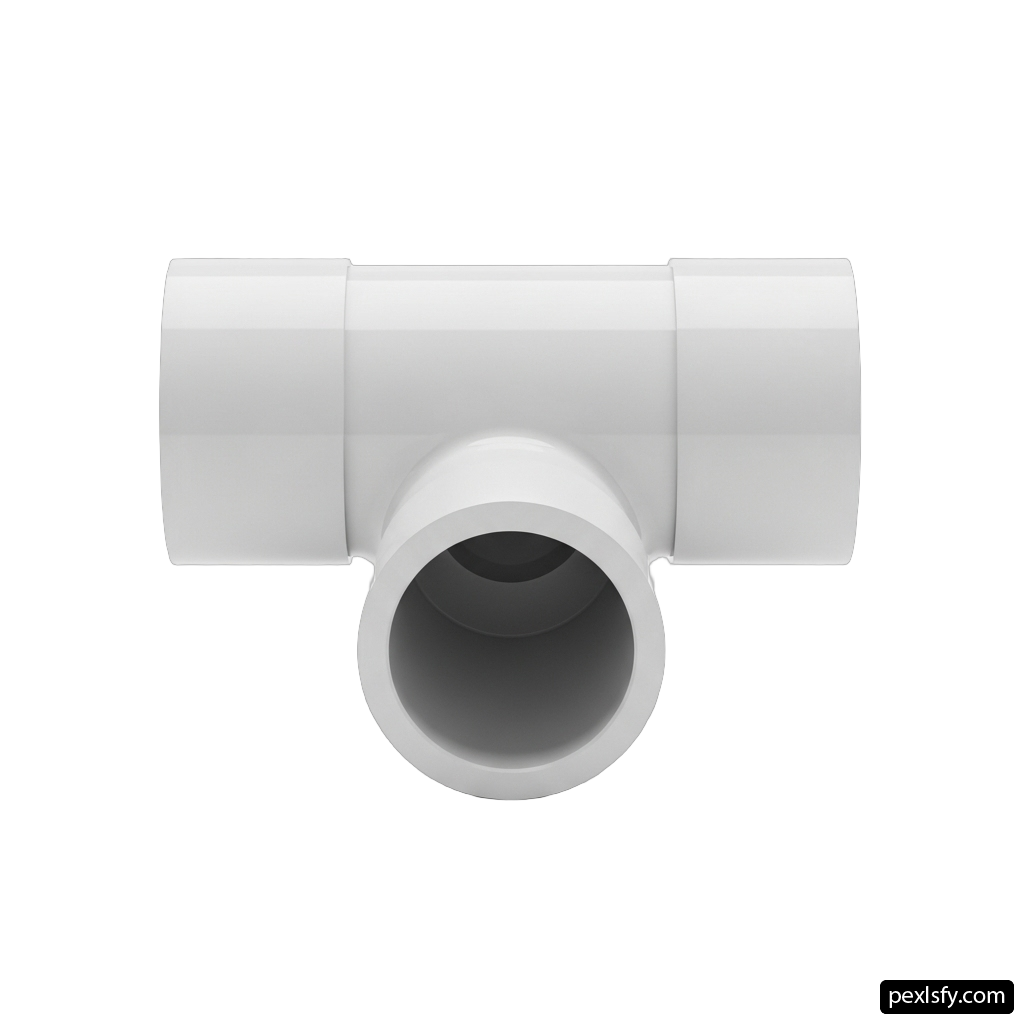 Close up of a white pipe on a white background png transparent background