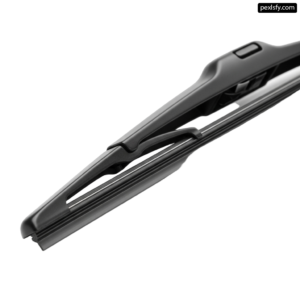 Close up of a wiper blade on a white background png transparent background
