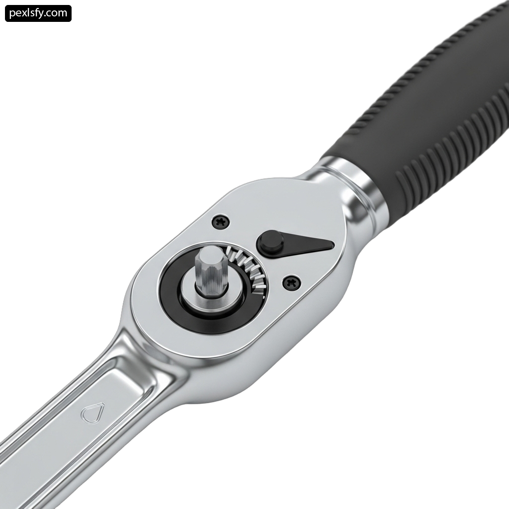 Close up of a wrench on a white background png transparent background