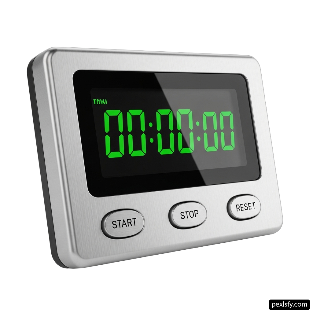 Digital alarm clock with green numbers on it png transparent background