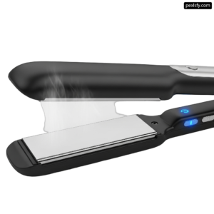 Flat iron with steam coming out of it png transparent background