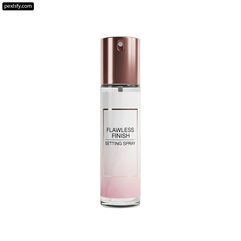 Flawless finish setting spray png transparent background
