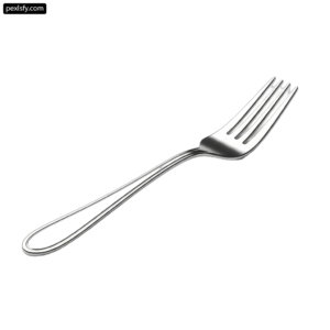 Fork on a white background png transparent background