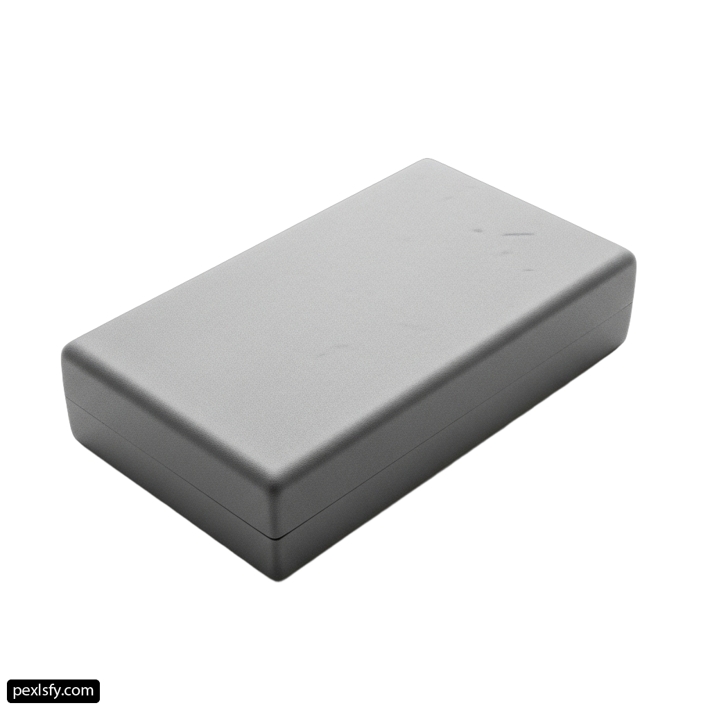 Gray rectangular box on a white background png transparent background