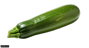 Green zucchini on a white background png transparent background