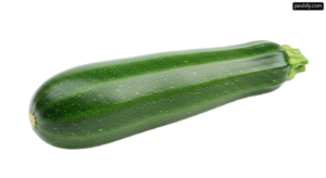 Green zucchini on a white background png transparent background