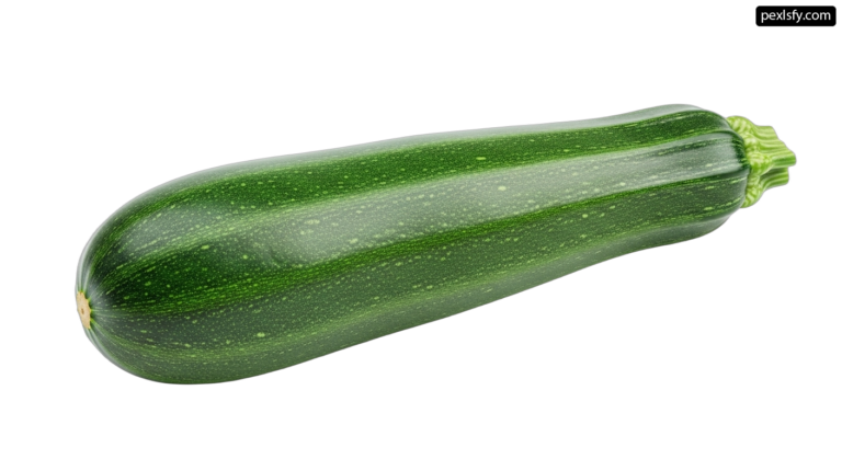 Green zucchini on a white background png transparent background