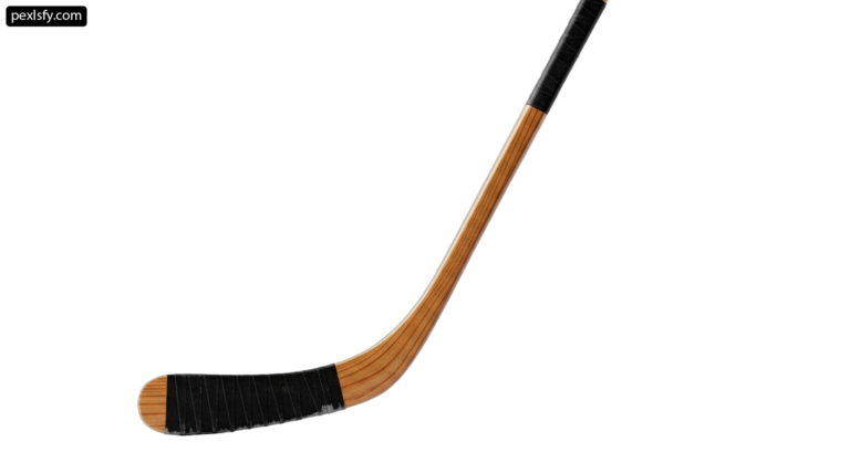Hockey stick on a white background png transparent background