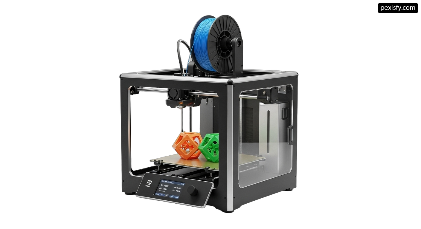 Image of a 3d printer on a white background png transparent background