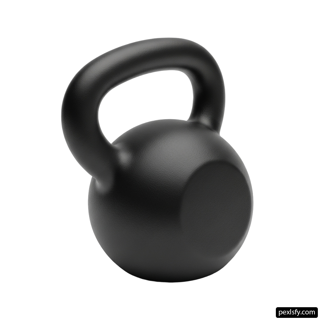 Kettlebell on a white background png transparent background